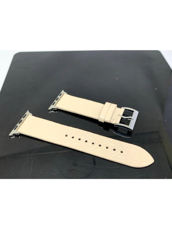 Tory Burch Apple Watch Band Case Size 38/40mm Cream Leather Strap main image 6